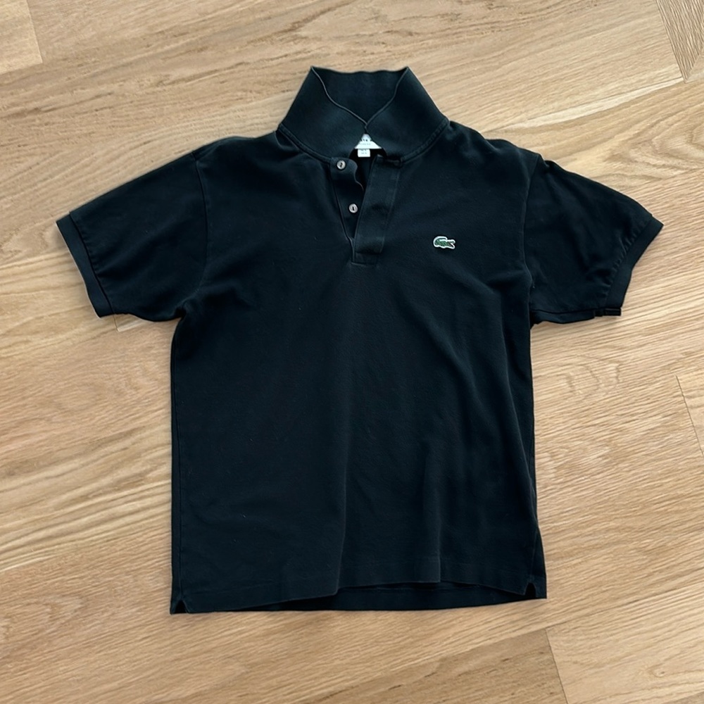 Men’s Lacoste Classic Fit Black Polo (size M)
